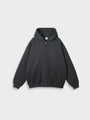 Oversized Unisex Kapuzenpullover aus Bio-Baumwolle für Herbst/Winter-Mattgrau-S-Luzern Mode