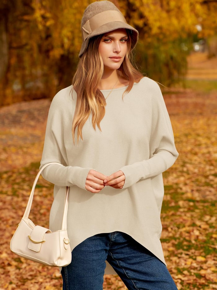 Oversized Damen Pullover für Herbstmode - Bequem & Stilvoll-Luzern Mode