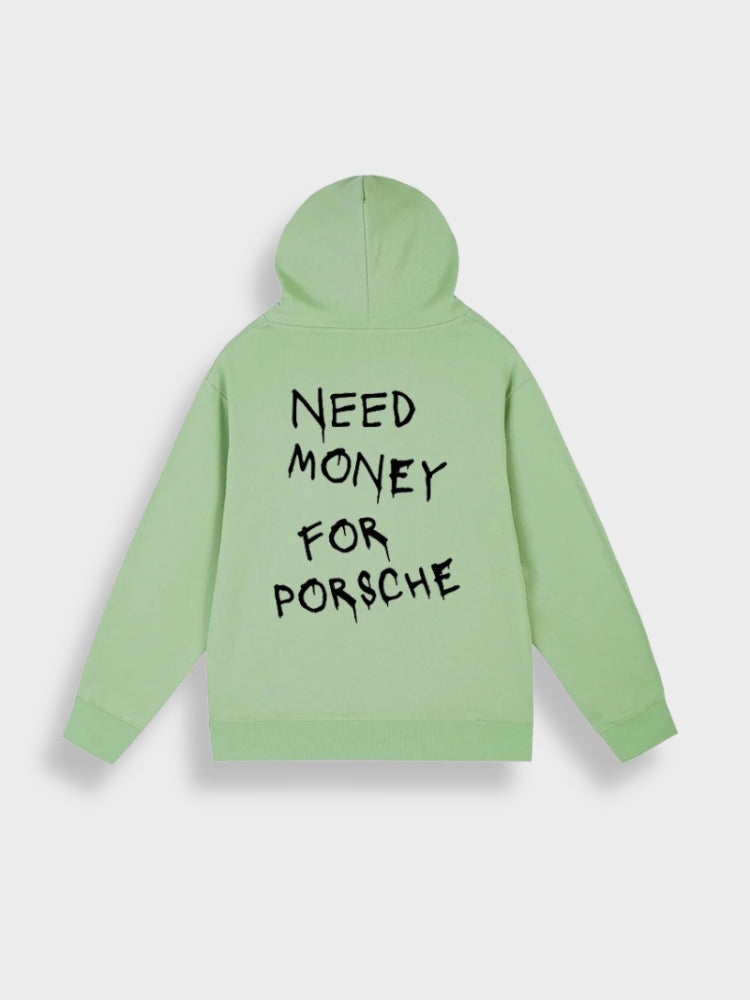 Unisex Oversized Kapuzenpullover Hoodie für Freizeit und Sport-Grün-S-Luzern Mode