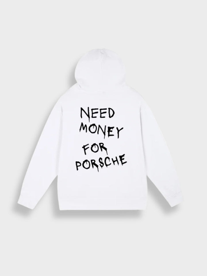Unisex Oversized Kapuzenpullover Hoodie für Freizeit und Sport-Weiß-S-Luzern Mode