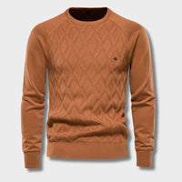 Herren Strickpullover mit Rautenmuster – Stilvoll & Bequem-Luzern Mode