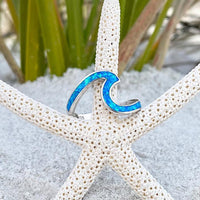Ring für Damen | Opal | Silber | Ozeanwellen | Stilvoll | Geschenk-Luzern Mode