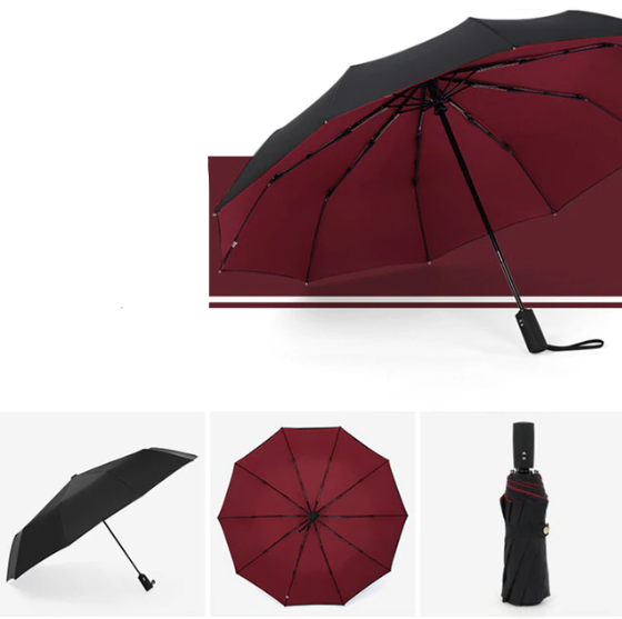 Sturmsicherer & Faltbarer Regenschirm – AeroShield