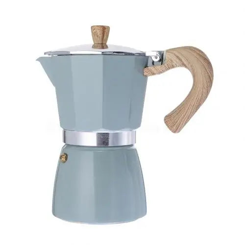 Perkolator | Espresso Kompakt Tragbar Unterwegs Langlebig Vielseitig-150 ML-Grau-Luzern Mode