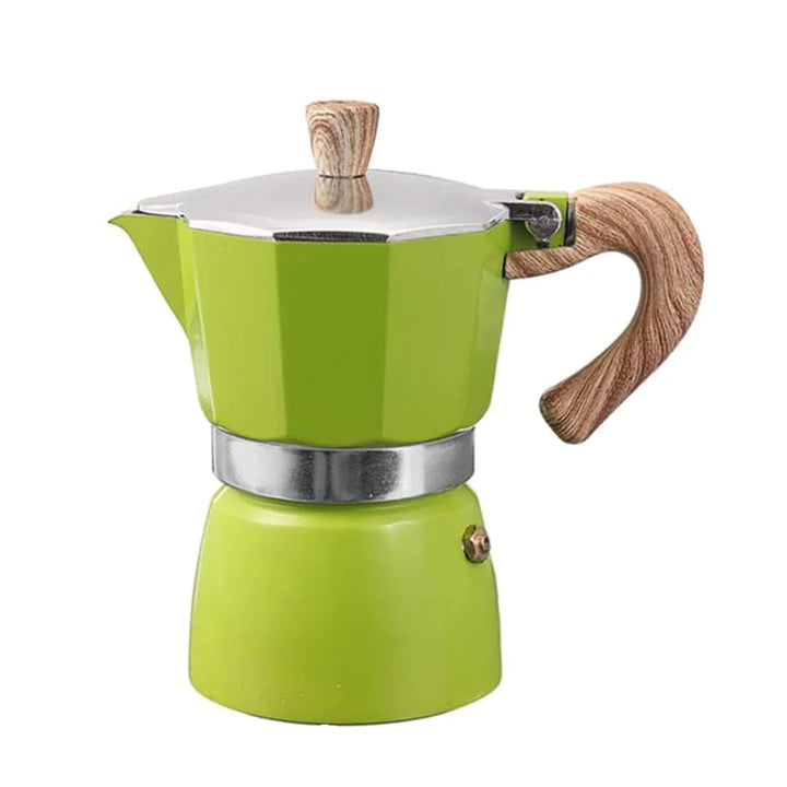Perkolator | Espresso Kompakt Tragbar Unterwegs Langlebig Vielseitig-150 ML-Grün-Luzern Mode