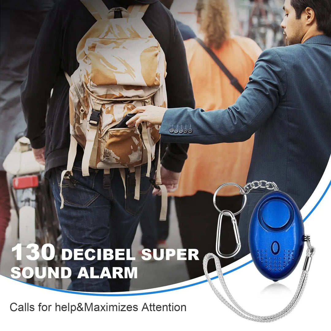 Persönlicher Sicherheitsalarm | LED 130 dB Kompakt Laut Sicher Langlebig-Luzern Mode