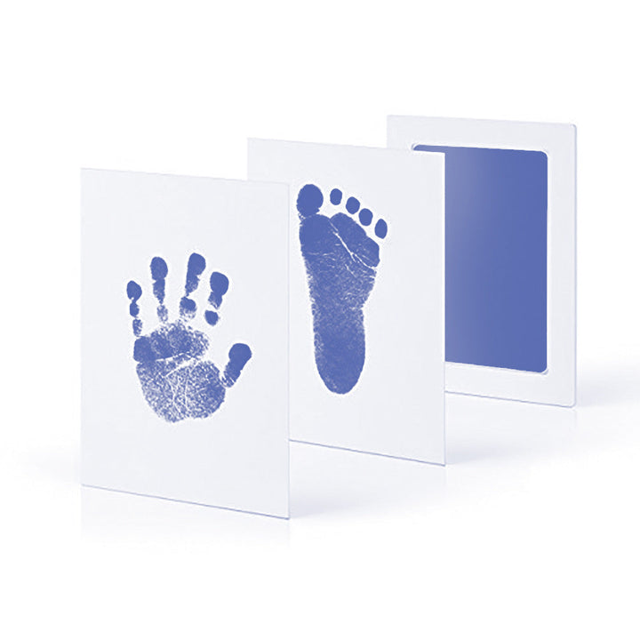 Baby Handafdruk Kit | Cadeau Herinnering Schattig Babyproof Veilig-Hellblau-Luzern Mode