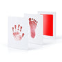 Baby Handafdruk Kit | Cadeau Herinnering Schattig Babyproof Veilig-Rot-Luzern Mode