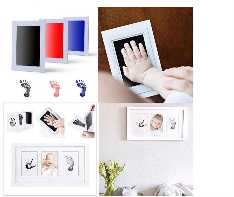 Baby Handafdruk Kit | Cadeau Herinnering Schattig Babyproof Veilig-Luzern Mode