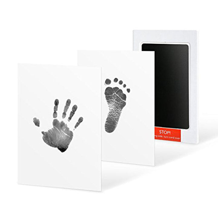 Baby Handafdruk Kit | Cadeau Herinnering Schattig Babyproof Veilig-Schwarz-Luzern Mode