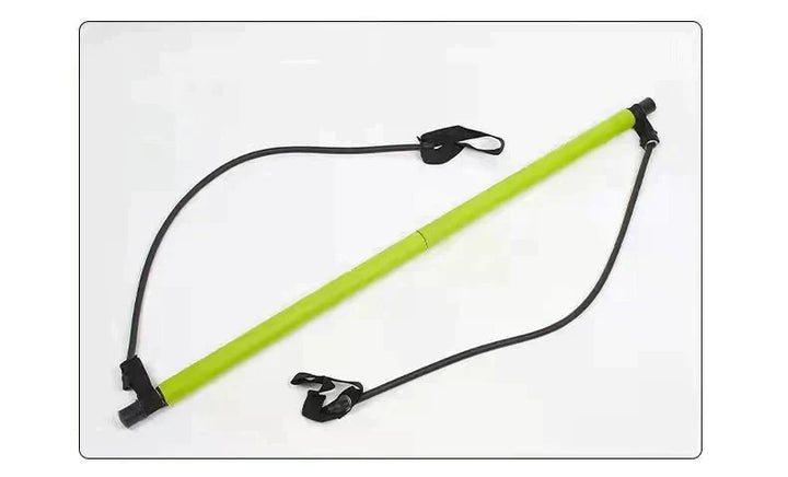 Pilates Bar Set | Weerstand Veelzijdig Duurzaam Licht Aanpasbaar-Gelb-Luzern Mode