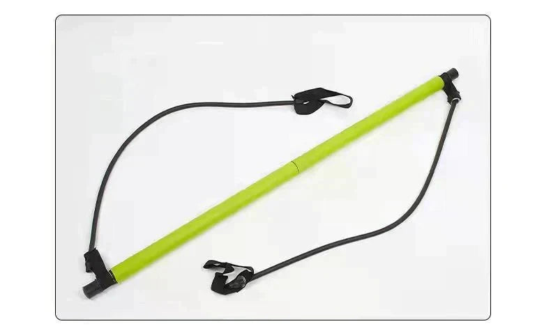 Pilates Bar Set | Weerstand Veelzijdig Duurzaam Licht Aanpasbaar-Gelb-Luzern Mode