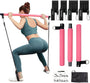 Pilates Bar Set | Weerstand Veelzijdig Duurzaam Licht Aanpasbaar-Rosa-Luzern Mode