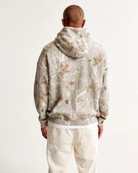Kuscheliger Herbst-Kapuzenpullover mit Rückenprint – Love