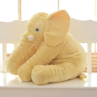 Elefanten Kuschelkissen | Baby Kleinkind Weich Langlebig Plüsch Komfortabel-40cm-Gelb-Luzern Mode