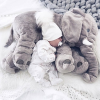 Elefanten Kuschelkissen | Baby Kleinkind Weich Langlebig Plüsch Komfortabel-Luzern Mode