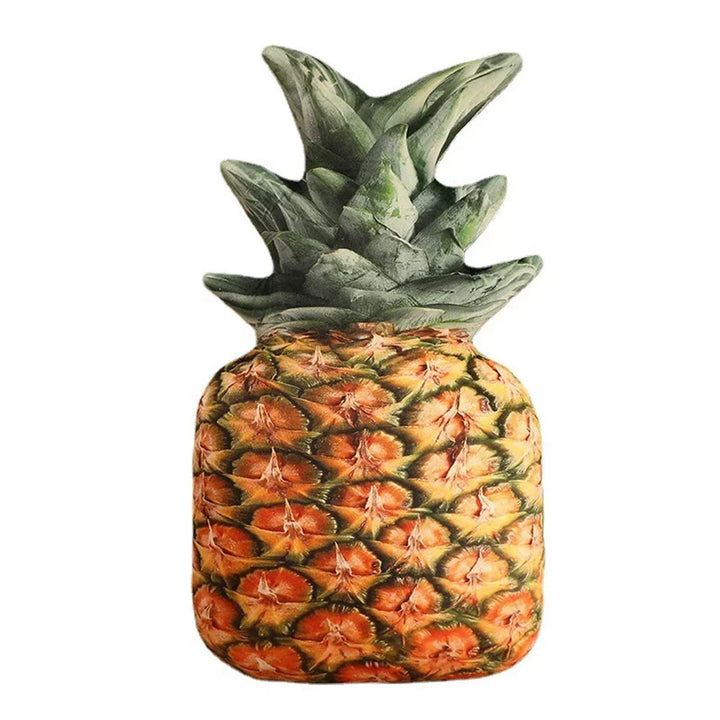 Fruitkussen | Zacht Pluche Decoratie Realistisch Veelzijdig Duurzaam-Ananas-Luzern Mode