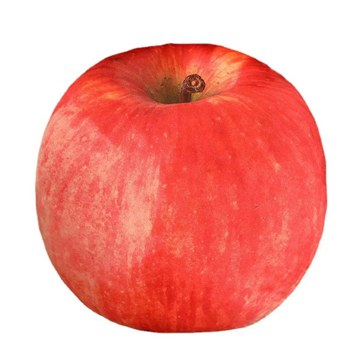 Fruitkussen | Zacht Pluche Decoratie Realistisch Veelzijdig Duurzaam-Apfel-Luzern Mode