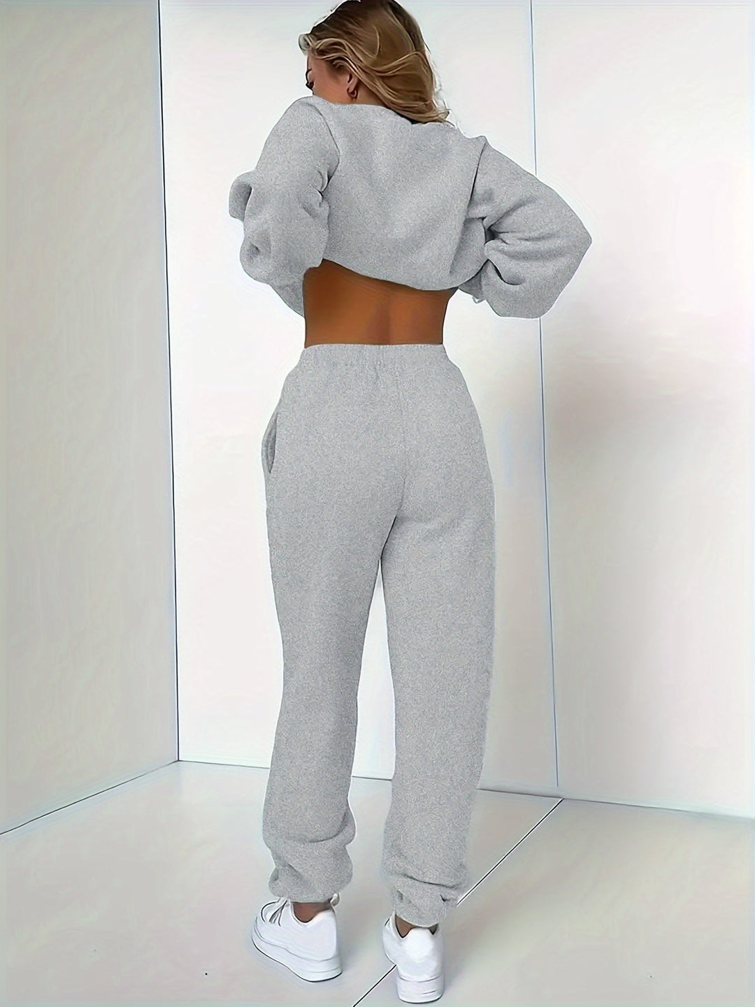 Damen Jogginganzug mit Aufdruck "Just Breathe"-Luzern Mode