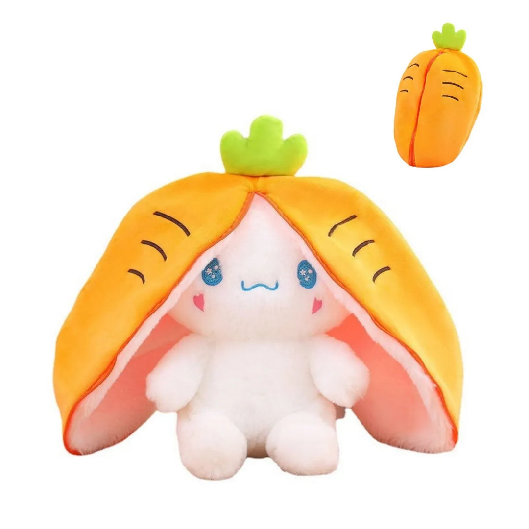 Tierplüschtier | Wandelbares Obst Niedlich Weich Überraschend Geschenk-Cinnamon Dog - Carrot-20cm (7.9 inches 0.2kg)-Luzern Mode