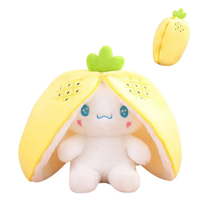 Tierplüschtier | Wandelbares Obst Niedlich Weich Überraschend Geschenk-Cinnamon Dog - Pineapple-20cm (7.9 inches 0.2kg)-Luzern Mode