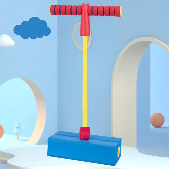 Pogostick | Spielen Hüpfen Interaktiv Spaß Langlebig Vielseitig-Blau-Luzern Mode