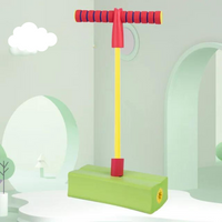 Pogostick | Spielen Hüpfen Interaktiv Spaß Langlebig Vielseitig-Grün-Luzern Mode