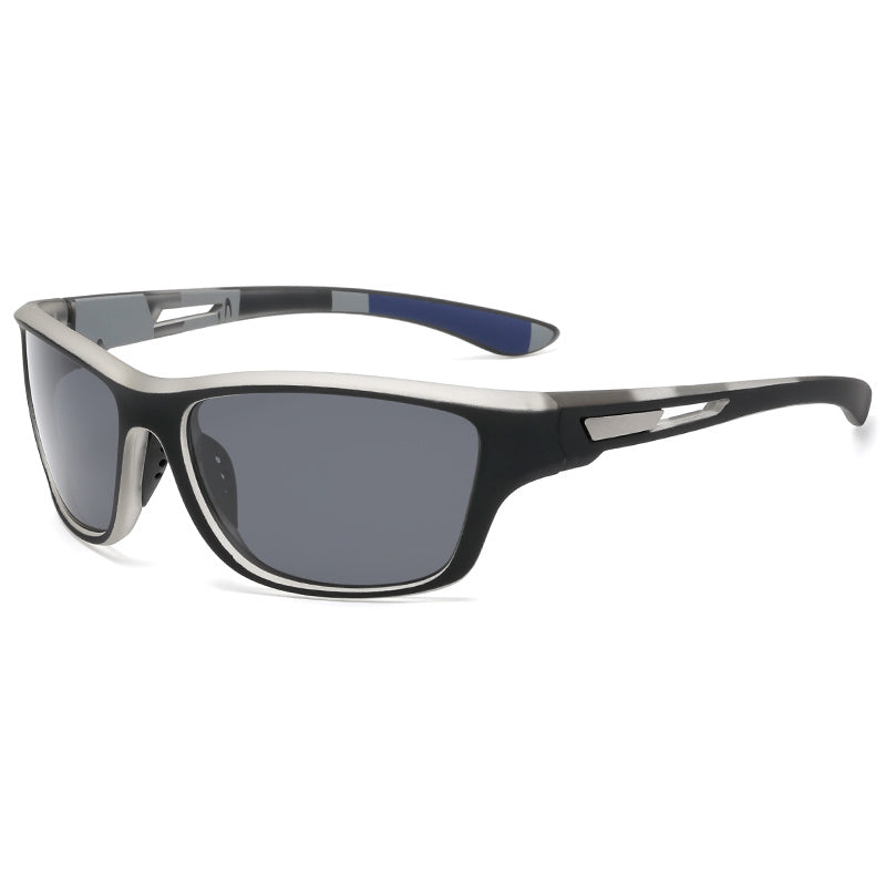Unisex Polarisierte Sonnenbrille für Outdoor-Aktivitäten-Grau-Luzern Mode