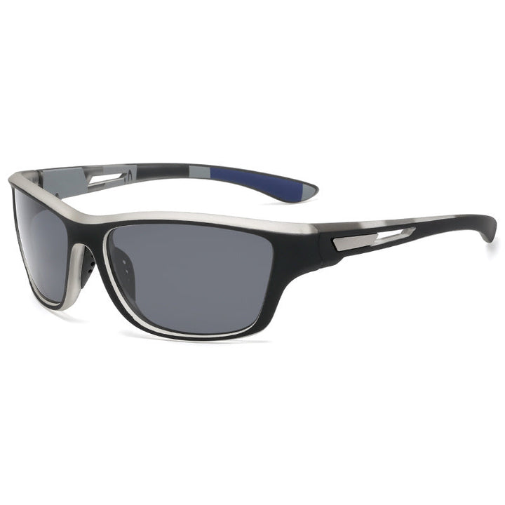 Unisex Polarisierte Sonnenbrille für Outdoor-Aktivitäten-Grau-Luzern Mode