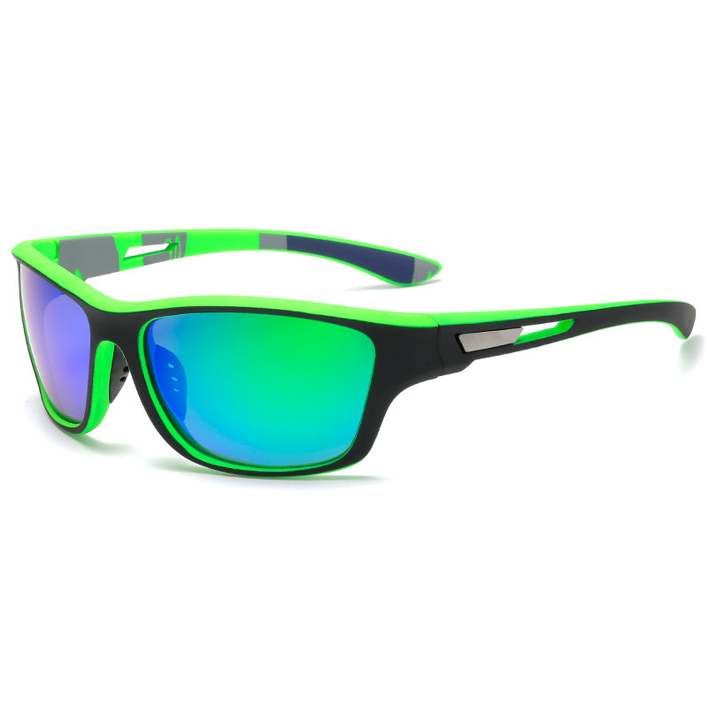 Unisex Polarisierte Sonnenbrille für Outdoor-Aktivitäten-Grün-Luzern Mode