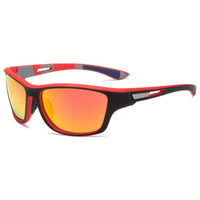 Unisex Polarisierte Sonnenbrille für Outdoor-Aktivitäten-Rot-Luzern Mode