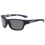 Unisex Polarisierte Sonnenbrille für Outdoor-Aktivitäten-Schwarz-Luzern Mode
