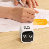 Würfel-Timer | Stoppuhr | LED | Sensor | Vielseitig | Kompakt | Praktisch-Weiß-Luzern Mode