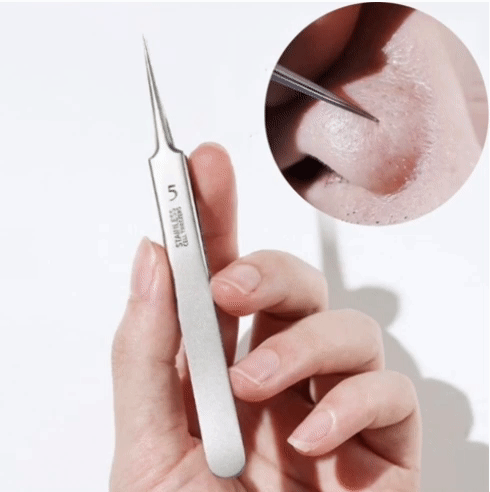 Präzisionspinzette | Vielseitig | Deutscher Edelstahl | Antiallergisch | Hygienisch-Luzern Mode