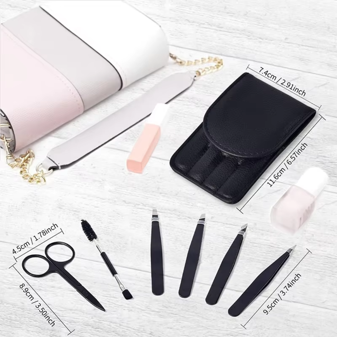 Luxuriöses Pinzetten-Set mit Handtasche und Zubehör-Luzern Mode
