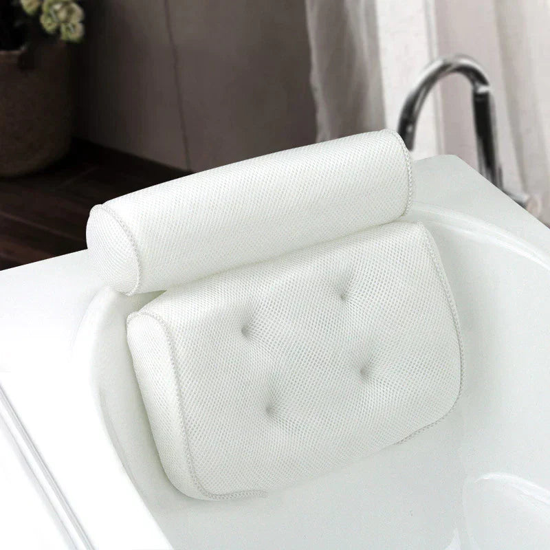 Badekissen | Luxus | Saugnäpfe | Antimikrobiell | Weich | Hypoallergen | Langlebig-Luzern Mode