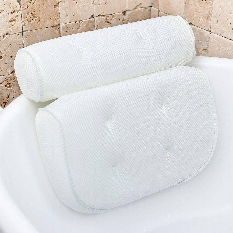 Badekissen | Luxus | Saugnäpfe | Antimikrobiell | Weich | Hypoallergen | Langlebig-Luzern Mode