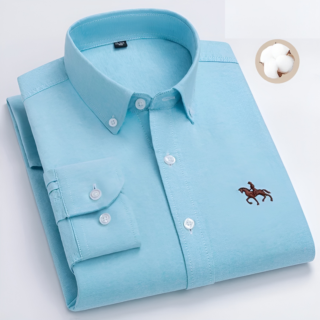 Herren Karohemd mit Button-Down-Kragen für Business-Look-Luzern Mode