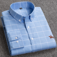 Herren Karohemd mit Button-Down-Kragen für Business-Look-Luzern Mode