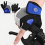 Fahrradhandschuhe mit Gelpolsterung für optimalen Griff-Blau-S-Luzern Mode