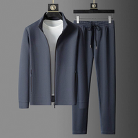 Herren Premium Trainingsanzug Set - Hochwertige Materialien-Blau-XS-Luzern Mode