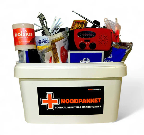 Notfallpaket Eimer | 12,8L | 7,5KG | Kompakt | Verschließbar | Komplett-Luzern Mode