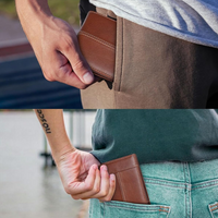Herren Leder Geldbörse RFID Schutz mit Kartenfächern-Luzern Mode