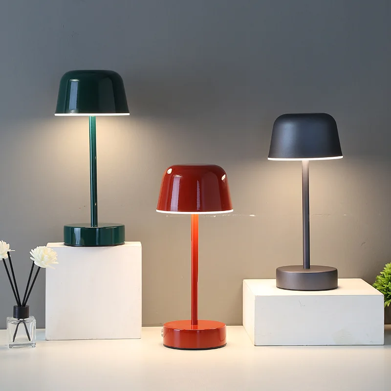 Bunte Tischlampe | Dimmbaar | Kabellos | Wiederaufladbar | Kompakt-Luzern Mode