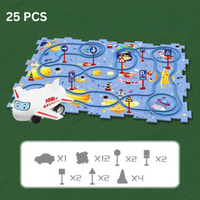 Kinder Rennbahn Puzzle | Problemlösungsfähigkeiten Lernspaß Anpassbarer Spielspaß-Luzern Mode