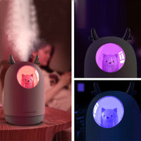 Ultraschall-Luftbefeuchter mit LED-Nachtlicht für Kinderzimmer – LuftBär Mini