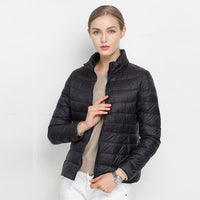 Federleichte Damen Daunenjacke – Alina Herbstzauber