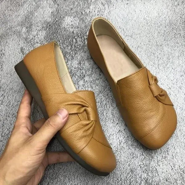 Leder-Damenschuhe mit Rutschfester Sohle – Aurora