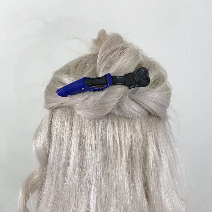 Bunte Haarklammern Set - 12 Stück Friseur Styling Clips-Luzern Mode