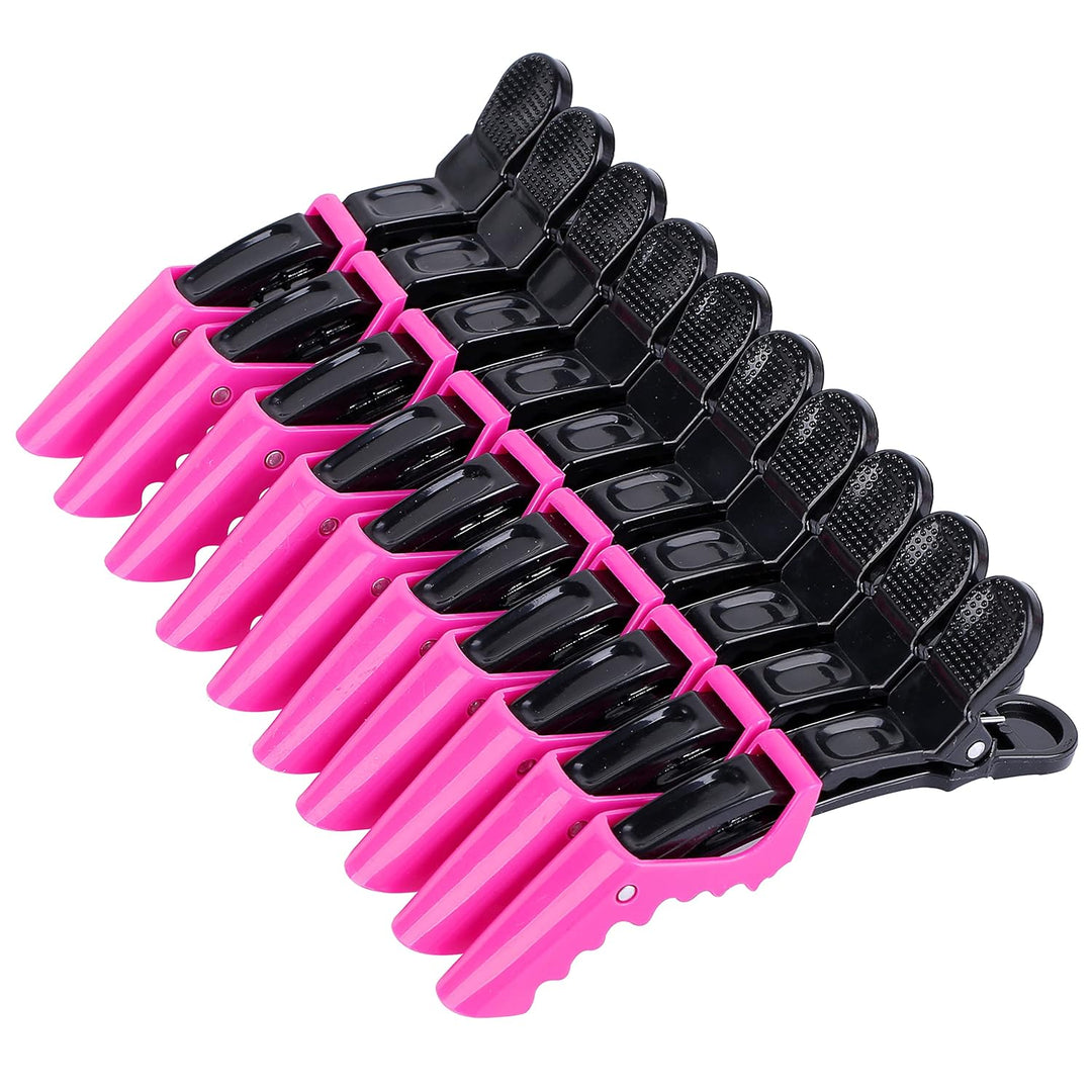 Bunte Haarklammern Set - 12 Stück Friseur Styling Clips-Set 2-Luzern Mode